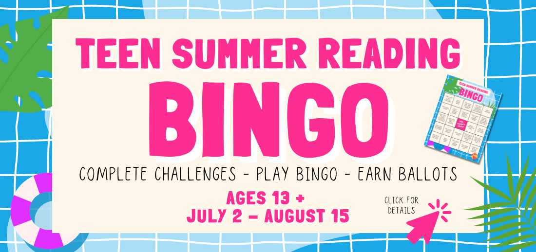 Check out the Teen Summer Reading Challenge!